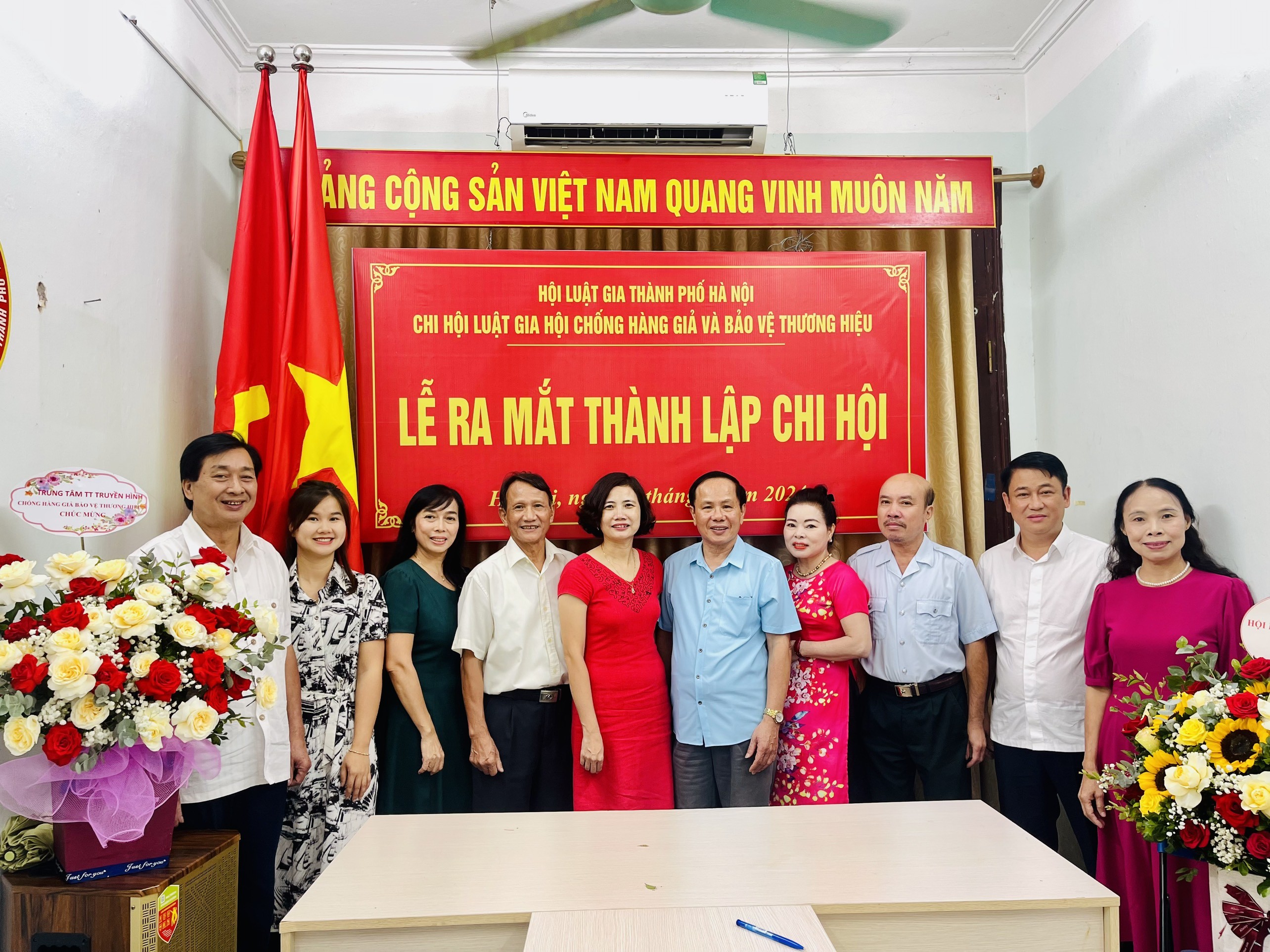 Ra mắt Chi hội luật gia  Hội Chống hàng giả và Bảo vệ thương hiệu TP Hà Nội