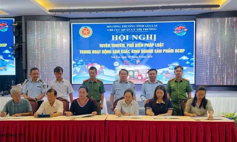 Chi cục QLTT tỉnh Gia Lai đồng hành cùng chủ thể OCOP phát triển sản phẩm địa phương