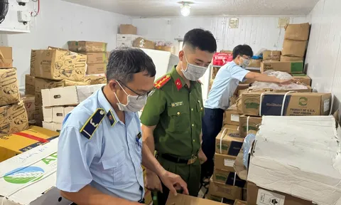Tạm giữ gần 4 tấn thực phẩm đông lạnh tại Công ty TNHH xuất nhập khẩu Thịnh Phát Food