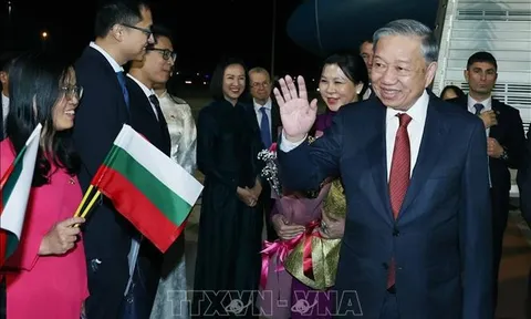 Tổng Bí thư Tô Lâm và Phu nhân bắt đầu thăm chính thức Cộng hòa Bulgaria