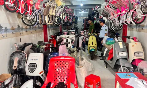 Xử lý 02 trường hợp kinh doanh xe đạp điện không rõ nguồn gốc, xuất xứ