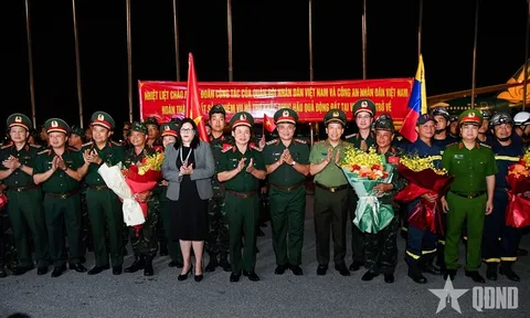Đoàn cứu hộ, cứu nạn Việt Nam trở về nước, hoàn thành nhiệm vụ tại Venezuela