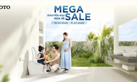 TOTO Việt Nam gia hạn siêu ưu đãi mùa hè: Cùng TOTO “Tô điểm tiện nghi, Tô màu cuộc sống” trọn vẹn hơn.