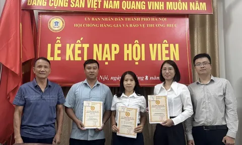 Hội Chống hàng giả và Bảo vệ thương hiệu TP. Hà Nội kết nạp 3 hội viên mới, tăng cường sức mạnh liên kết vì môi trường kinh doanh lành mạnh