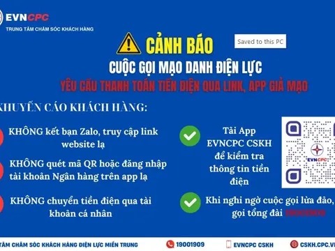 CÔNG TY ĐIỆN LỰC ĐẮK NÔNG: CẢNH BÁO CHIÊU TRÒ LỪA ĐẢO MỚI: MẤT TIỀN KHI CÀI APP THANH TOÁN TIỀN ĐIỆN GIẢ MẠO