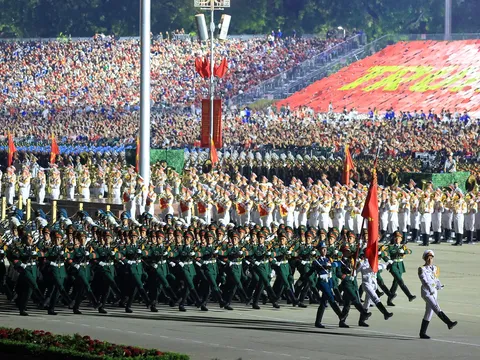 Sơ duyệt Diễu binh, diễu hành A80: Thể hiện khí thế hào hùng, sức mạnh của lực lượng vũ trang nhân dân