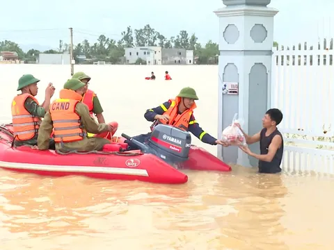 Toàn lực lượng Công an nhân dân quyết tâm ứng phó thiên tai, bảo đảm an toàn cao nhất cho Nhân dân