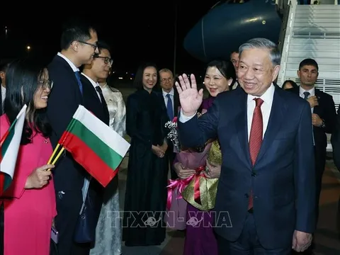 Tổng Bí thư Tô Lâm và Phu nhân bắt đầu thăm chính thức Cộng hòa Bulgaria