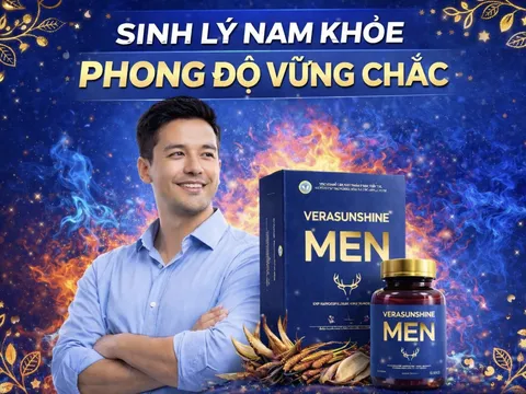 Verashunshine MEN – Giải pháp hỗ trợ sinh lý nam giới giữa nhịp sống hiện đại