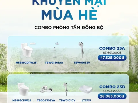 TOTO Việt Nam gia hạn siêu ưu đãi mùa hè: Cùng TOTO “Tô điểm tiện nghi, Tô màu cuộc sống” trọn vẹn hơn.