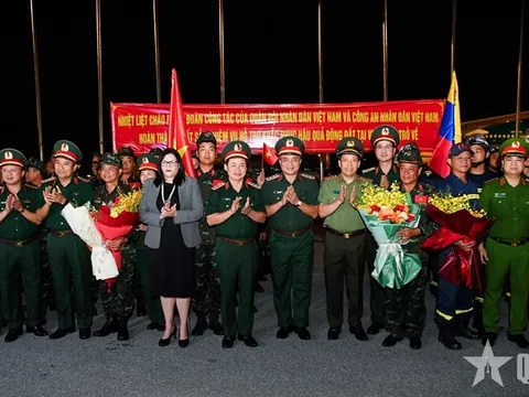 Đoàn cứu hộ, cứu nạn Việt Nam trở về nước, hoàn thành nhiệm vụ tại Venezuela