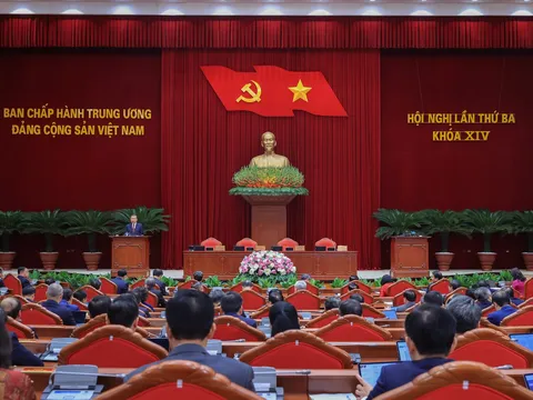 Thông cáo báo chí ngày làm việc thứ năm và bế mạc Hội nghị Trung ương 3 khoá XIV