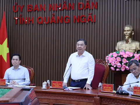 Phó Thủ tướng Thường trực Phạm Gia Túc: Quảng Ngãi cần phát huy tối đa tiềm năng, tạo động lực tăng trưởng mới