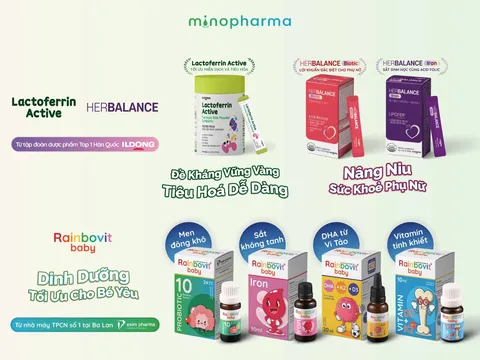 Mino Pharma, đồng hành cùng gia đình trong hành trình chăm sóc sức khỏe chủ động