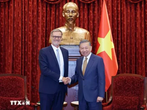 Tổng Bí thư, Chủ tịch nước Tô Lâm tiếp Đại sứ Pháp tại Việt Nam đến chào từ biệt
