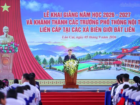 Thủ tướng: Năm học 2026-2027 sẽ mở ra giai đoạn phát triển mới của giáo dục Việt Nam